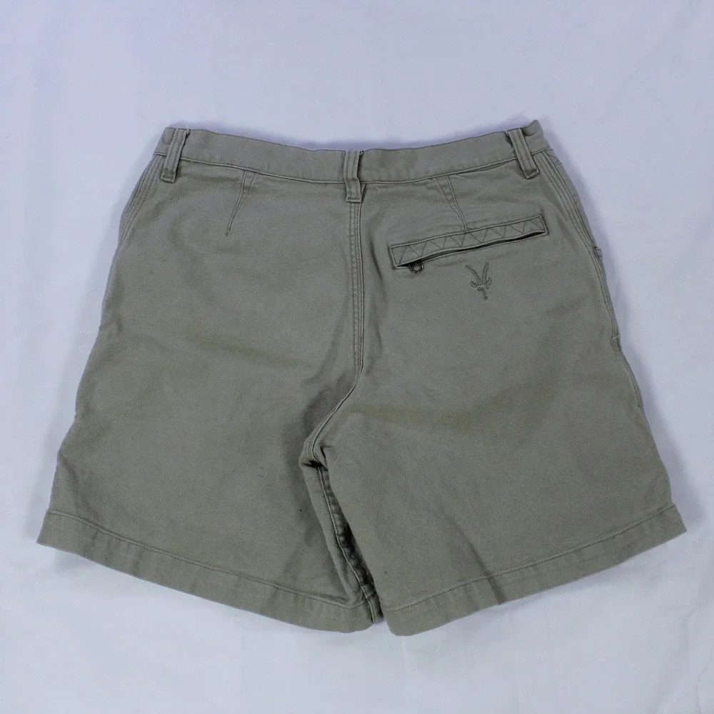Ibex Vintage High-Waisted Canvas Cotton Shorts for Women, Size 8 - Picture 2 of 6